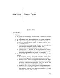 Economics Chapter 2 Homework Characteristics The Market Demand Curve Quantity Demanded