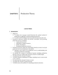 Economics Chapter 5 Homework Production Dynamic Methods Designs And Factor Costs