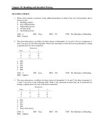 Economics Chapter 10 1 What is the maximum revenue that can be generated&nbsp;