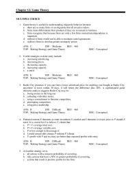Economics Chapter 12 1 its optimal strategy is independent of the play of rivals