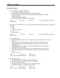 Economics Chapter 13 1 submits a price that is known only to that bidder