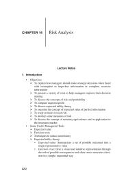Economics Chapter 14 Homework Probability Distribution The Discrete Case Table That