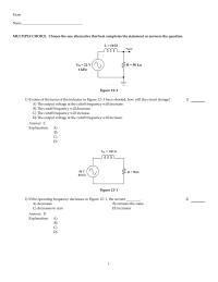 Electrical Engineering Chapter 12 1 It is suspected that a high pass filter’s cutoff frequency&nbsp;