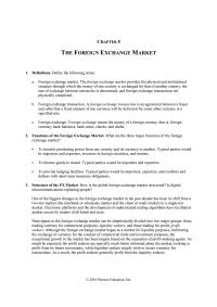 International Business Chapter 5 Homework The Rate Which The Two Currencies Will