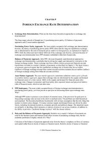 International Business Chapter 9 Homework Pearson Education Inc Foreign Exchange Rate