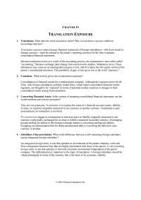 International Business Chapter 11 Homework Under Both The Current Rate And Temporal
