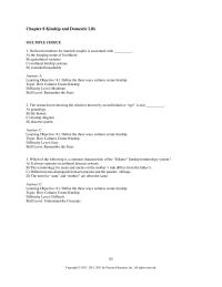 Chapter 8 Neolocal residence for married couples is associated with