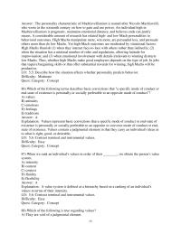 Human Resources Chapter 5 3 True explanation Millennials Who Are Also Known Generation