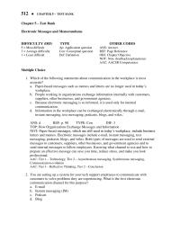Chapter 5 Which of the following statements about communication in the workplace&nbsp;