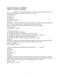 Human Resources Chapter 14 1 Potential For Opposition Intention Cognition Attribution Behavioral