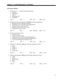 Chapter 2 What is the most common cause of infertility in females