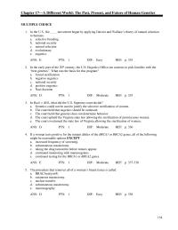 Chapter 17&nbsp;mutations in the gene for growth hormone that lead to increased muscle