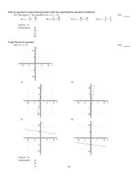 Chapter 3 6 Label the axes and show where the solution is located on the graph
