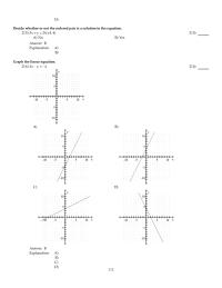 Chapter 3 7 Then use these values to write an equation of the line in slope