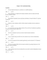 Chapter 2 Texas Constitution With Regard The Executive Branch