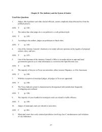 Chapter 8 Justice of the Peace Court judges are required to be attorneys