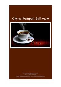 Okyna Luwak Coffee Business Plan