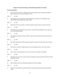 Chapter 10 Grants from the federal government which go to fund specific