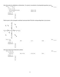 Chapter 7 4 The lines intersect at exactly one point: one solution