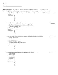 Chapter 12 Exam name multiple Choice Choose The One Alternative That