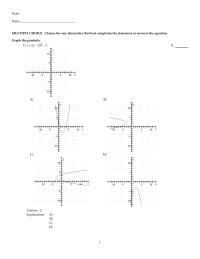 Chapter 11 1 Solve the equation by using the square root property