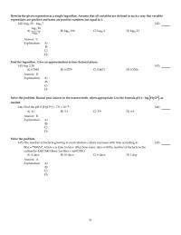 Chapter 12 3 the base of log a, the common logarithm