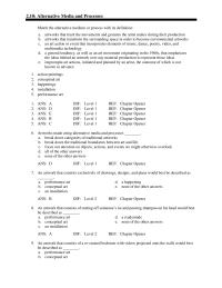 Art History Chapter 2 Alternative Media And Processes Match The