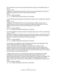 Chapter 11 2 In Herzberg’s view, removing a hygiene factor makes a person&nbsp;