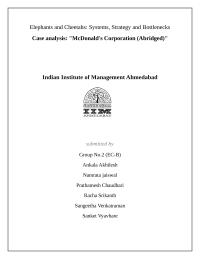 McDonald's corporation