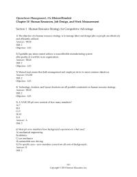 Chapter 10 What is its relation to a firm’s human resource strategy