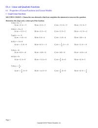 Elementary Education Chapter 4 Let f(x) be the function represented by the dashed
