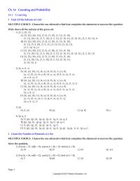 Elementary Education Chapter 14&nbsp;In a survey of 52 hospital patients, 22 said they