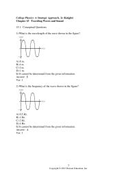 Chapter 15 1 Why does the intensity of waves from a small source
