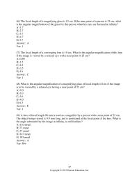 Chapter 19 2 You Have Available Lenses Focal