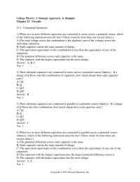Chapter 23 1 The equivalent resistance is equal to average of the four