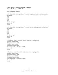 Chapter 29 1 What is the atomic number of a neutral atom that has