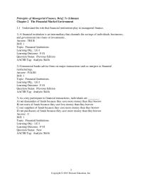 Finance Chapter 2 1 As a key participant in financial transactions, individuals are