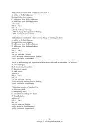 Accounting Chapter 4 2 Which of the following is a CORRECT statement regarding the bank