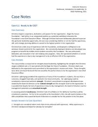 Management Chapter 6 Homework Case Analysis This Case Study Excellent Representation