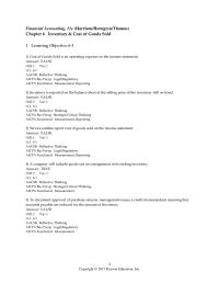 Accounting Chapter 6 1 Roadway Company will include the goods in their inventory