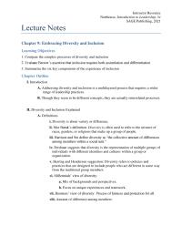 Management Chapter 09 Homework The Framework Illustrates Inclusion Integration Two Factors