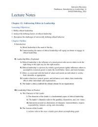 Management Chapter 12 Homework The Honesty The Leader People Want Honesty