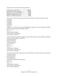 Accounting Chapter 12 2 On the statement of cash flows, cash used for financing activities