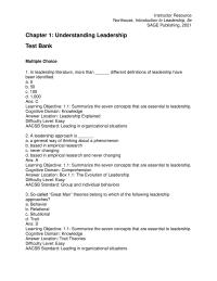 Management Chapter 01 Summarize The Seven Concepts That Are Essential