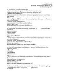 Management Chapter 03 what style might be the most effective in orienting them to the work