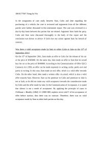 Business law 1001G77507 Tiong Jia