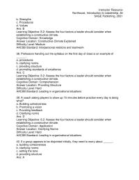 Management Chapter 08 What best describes the behaviors in scenario above