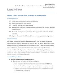 Communications Chapter 02 Homework Hypothes is the Statement About The Relationships You Expect