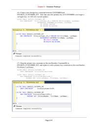 Database Storage & Design Chapter 8 Homework Supervisor in EMPLOYEE must exist in Employee ID&nbsp;