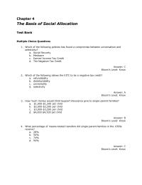 Chapter 4 Identify Why Many People See Selective Welfare